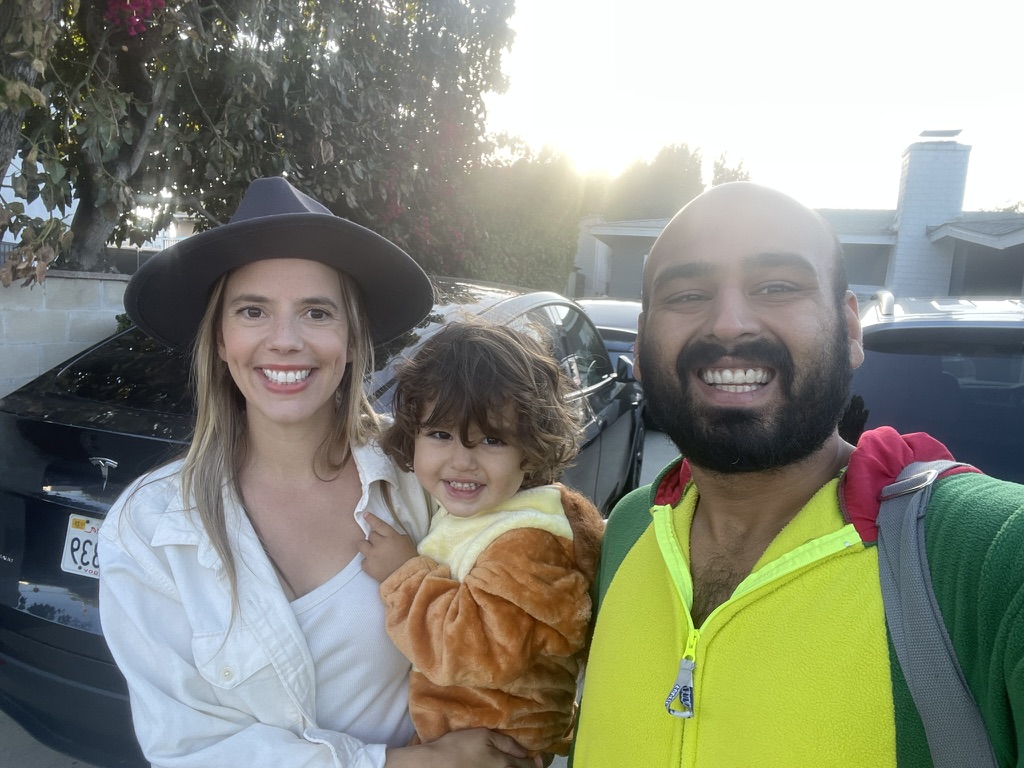 Arjun with family